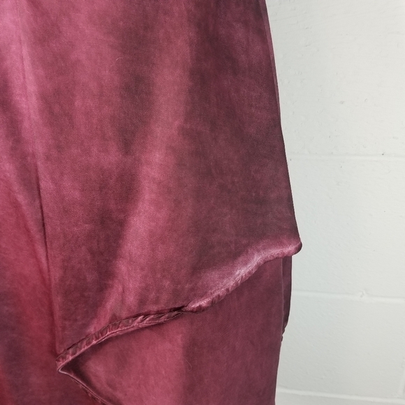 TINA + JO hand dyed sleeveless asymmetrical top usa - Picture 8 of 10